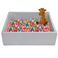 thumbnail image 1 of Piscina de Bolinhas TRENDBOX Extra Grande de Espuma 120x120x35 cm Cinza Claro, 1 of 7