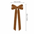 thumbnail image 2 of Christmas Velvet Bow Pre Made, 10 Inch Large Wreath Ribbon Bow for Tree Topper Door and Holiday Home Decor, 2 of 3