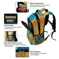 thumbnail image 4 of ALAZA Giraffe Skin Pattern Backpack Elementary School Bag Bookbag Travel Rucksack, 4 of 7