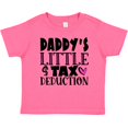 thumbnail image 3 of Inktastic Daddy's Little Tax Deduction Pink Hearts Boys or Girls Baby T-Shirt, 3 of 5