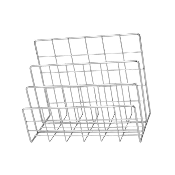 Organizador de archivos vertical de 3 rejillas para maquillaje, con soporte para cartas pequeñas 24CMX11.5CMX15.5cm