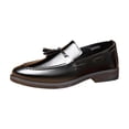 thumbnail image 3 of Msgweeeg Casual Shoes for Men Men's Fashion Casual Spring Summer Solid Color Loafers with Tassels On Loafers, 3 of 10