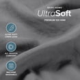 thumbnail image 3 of Bare Home Washed Sheet Set - Premium 1800 Collection - Deep Pocket - 3 Piece - Twin XL, Gray, 3 of 8