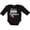 AB-Black, variant on Inktastic Breast Cancer Awareness My Nana is a Fighter Boys or Girls Long Sleeve Baby Bodysuit