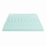 Best Price Mattress 4 5-Zone Cooling Gel Memory Foam Mattress Topper, Queen