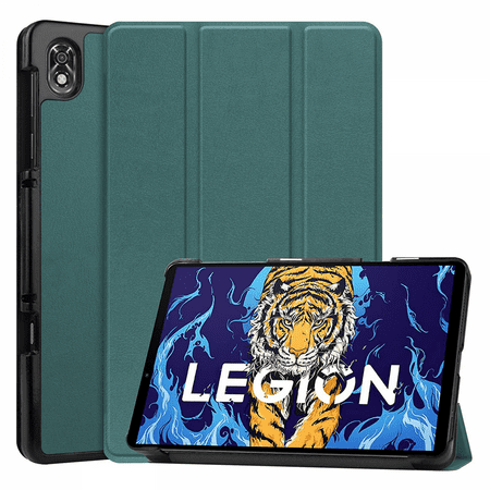 For Lenovo Legion Y700 8.8 Inch Tri-Fold Smart Tablet Case, Slim Case Multi-View Stand Hard Shell Case Cover Auto Sleep/Wake Cover for Tablet(Color: Green)