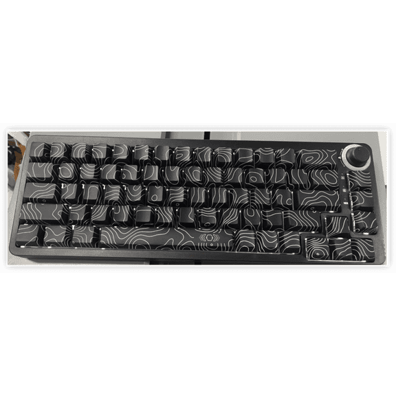 COSTOM HE Magnetic Mechanical Keyboard,68% Gaming Keyboards RGB Custom Magnetic Keyboard with Hot Swappable,Keyboard Driver and Multimedia Screen for Mac/Win, Black