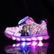 thumbnail image 1 of Zapatos deportivos de Disney para niñas primavera verano nuevos zapatos casuales de alta calidad para niños zapatos de elsa de cuero artificial de goma con luz LED27-Insole18 CM Gao Jinjia LED, 1 of 2