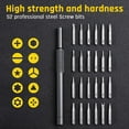 thumbnail image 6 of Fanttik X5 Precision Screwdriver Set, 25-in-1 Mini Screwdriver, 5/32'' Hex, Magnetic Driver Bits Set, Pocket Manual Hand Tool, Screwdriver Tool Set, Repair Tool Kit for Electronics, 6 of 11
