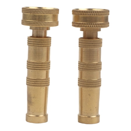 CaraMart Brass Spray Nozzle Two-piece Set All-brass Material Adjustable Flow Control