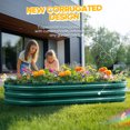 thumbnail image 4 of King Bird 2PCS 6x3x1 ft Raised Garden Bed Screwless Galvanized Planter Box for Outdoor Gardening Green, 4 of 10