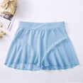 thumbnail image 4 of AKEGAMN Ruffled High Tight Dance Shorts, Blue 3XL, Size S-3XL, 4 of 5