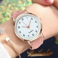 thumbnail image 5 of Women's Watches, waterproof Quartz Watch with Luminouse Easy Read Dial, Alloy Material, Leather Watch Band, Vintage Small Face Round Watches, Valentine's Day Gift and Birthday Gift for Ladies,Pink, 5 of 11