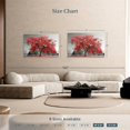 thumbnail image 4 of Elephant Stock Red Tree Wall Art - Horizontal Canvas Wall Art - Living Room Wall Decor - Floral And Botanical Canvas - Red And Gray Decor - 51" x 34", 4 of 8