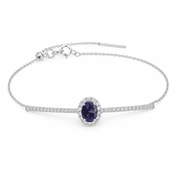 Sapphire Solitaire Bracelet