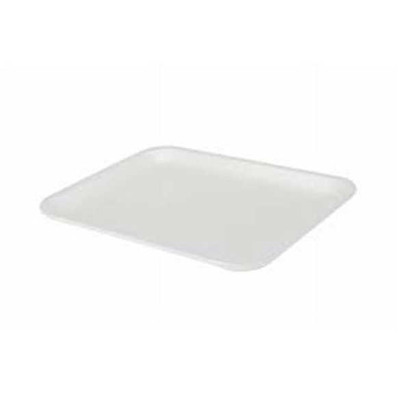 PCT 0TF104S00000 No. 4S White Meat Tray, White