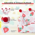 thumbnail image 4 of Canddidliike High-density Padding Kids Sofa with Armrest and Extra Pilow-Pink, Comfy Chair for Kids, 4 of 8