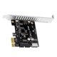 thumbnail image 5 of PC PCI-E a USB 3.0 PCIE Tarjeta controladora expansión Adaptador concentrador PCI 19 pines, 5 of 5