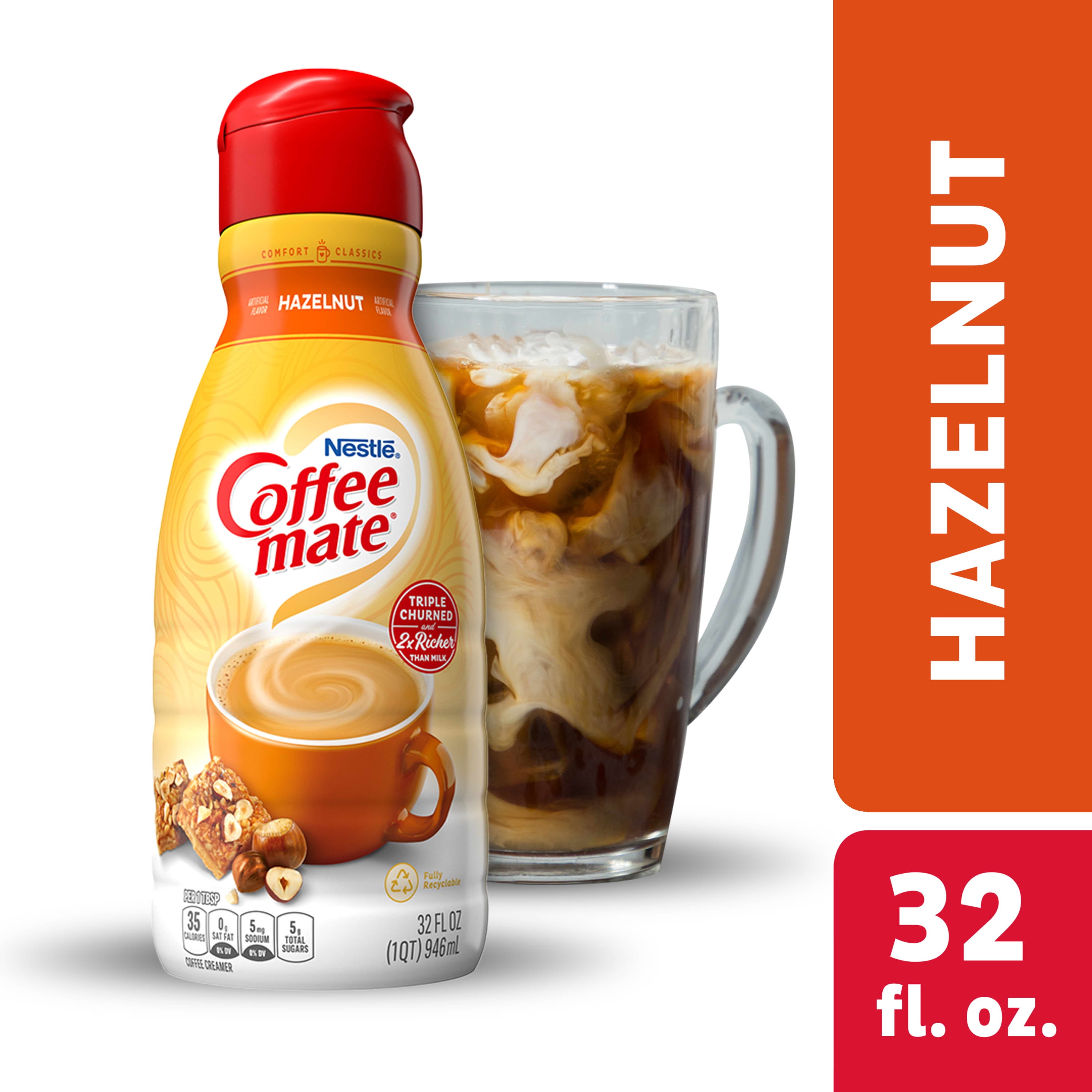 Buy Nestle Coffee mate Hazelnut Liquid Coffee Creamer 32 fl oz Online