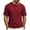 Wine, variant on Lmueinov Men's Ribbed Henley Short Sleeve T Shirts, Casual Loose Fit Button Placket Solid Color Tops, Versatile Daily Wear Shirts S-3XL