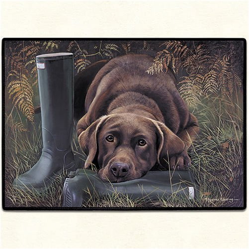 Fiddler s Elbow FED20 Chocolate Lab Doormat Walmart
