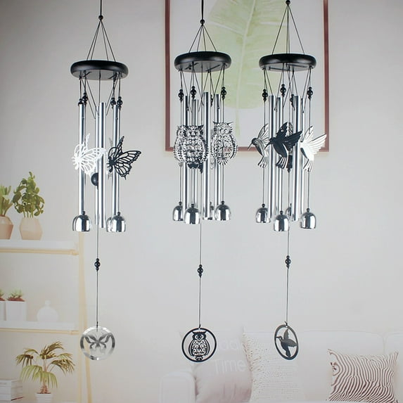 Nice-looking Animal Style Hanging Wind Chime - Easy Installation Metal Exquisite Wind Chime - Home Decor