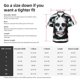 thumbnail image 5 of Balery Watercolor Skull Camisas hawaianas de manga corta para hombre, camisas playeras de corte holgado, camisas de vacaciones con botones,X-Large, 5 of 7