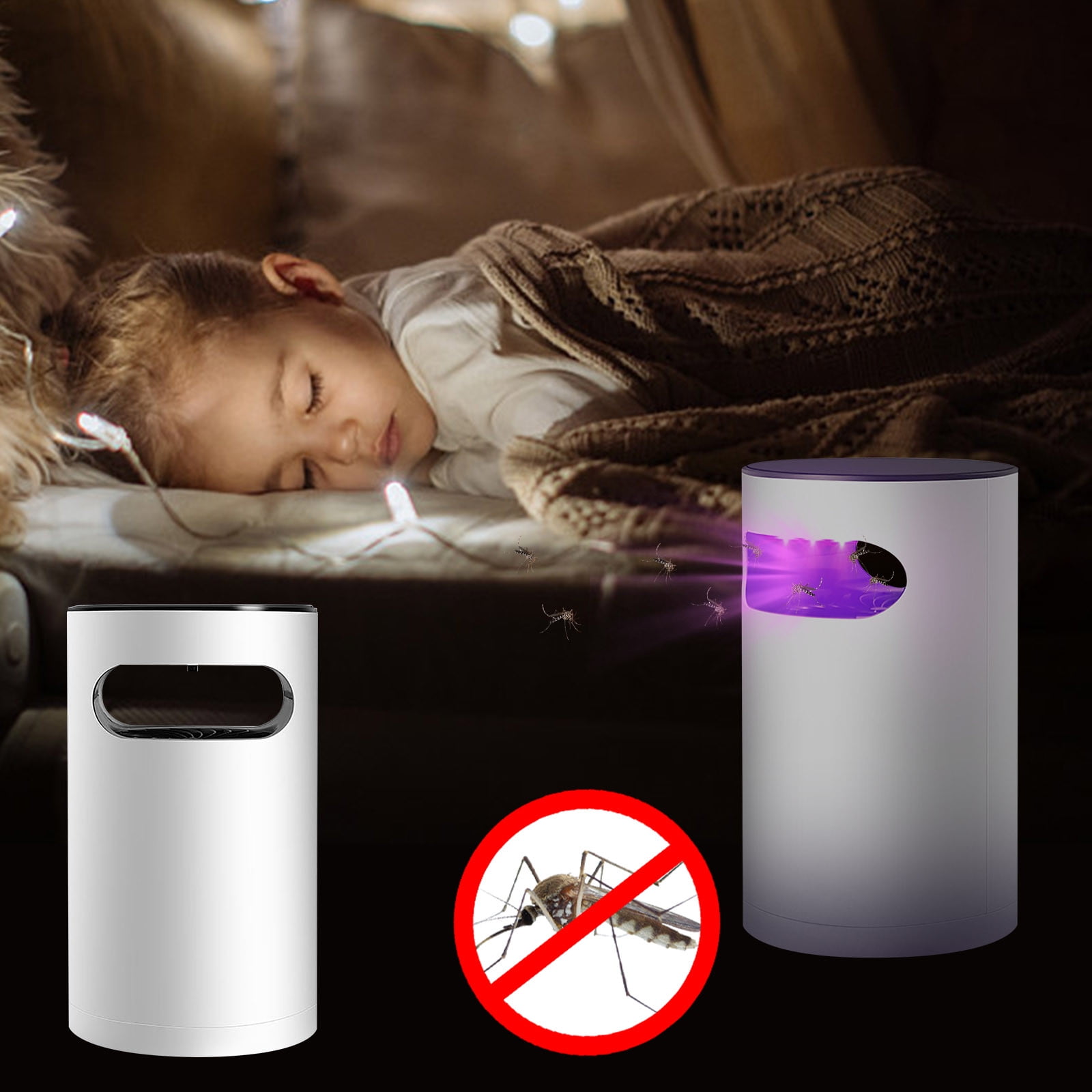 Ycolew Bug Zapper Indoor, Quiet Fruit Flies Mosquito Killer Trap