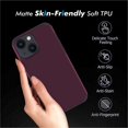 thumbnail image 3 of For iPhone 13 Pro Premium Minimalistic Slim Tough ShockProof Hybrid Case Cover - Magenta Purple, 3 of 5