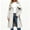 Beige, variant on Double Breasted Women Solid Color Casual Long Trench Coat with Belt