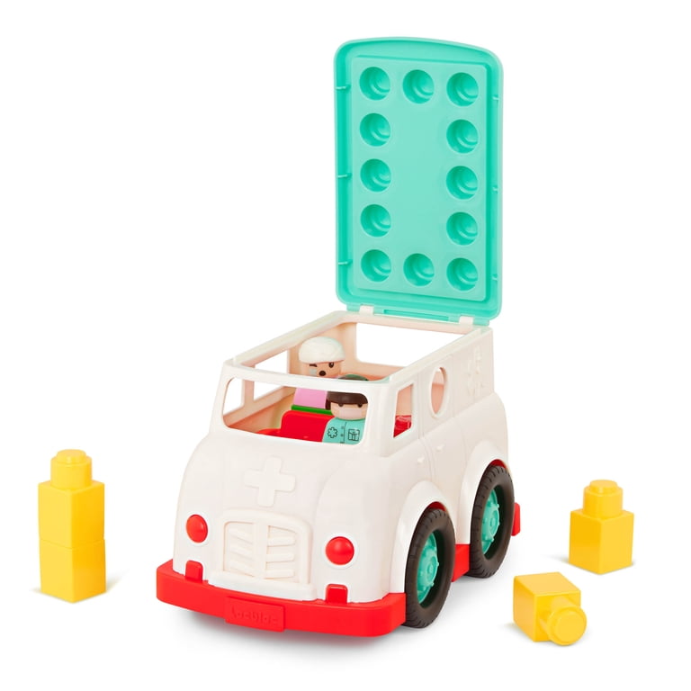 Battat Ambulance Toy with Building Blocks photo 7