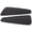 Matte Black, variant on Compatible with 10-14 Ford Mustang Rear Quarter Window Louver Covers - Painted OxFord White