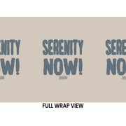 Seinfeld Official The Serenity Now 20 oz Travel Tumbler, Stainless Steel, Vacuum Insulated with Leak Resistant Slide-Lock Lid