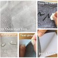thumbnail image 5 of Pegatina adhesiva para pared de azulejos de cemento 3D resistente al agua, pegatinas de PVC compatibles con cocina, baño, sala de estar 20*10cm, mármol marrón Afortunado Sencillez, 5 of 5