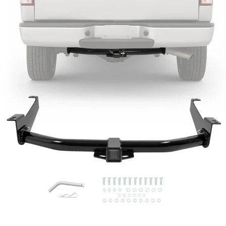 Kojem Class 3 Rear Bumper Trailer Hitch 2" Tow Receiver For 2004-2015 Nissan Titan