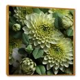 thumbnail image 2 of Designart "Elegance In Fragrant Mums" Mums Floater Framed Wall Art Living Room, 2 of 5