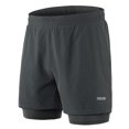 thumbnail image 1 of TFixol Pantalones cortos para correr 2 en 1 para hombre Secado rápido Transpirable Activo, 1 of 8