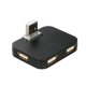 thumbnail image 3 of Hub USB2.0 de 4 puertos Convertidor USB2.0 giratorio Soporte USB Ventilador Ratón Teclado Abanopi Concentrador USB, 3 of 6
