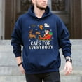 thumbnail image 5 of Cats For Everybody Christmas Cat Xmas Santa – T-Shirt, Hoodie & Sweatshirt – Holiday Cat Lover – Festive Fun, 5 of 6