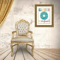 thumbnail image 3 of Vess, June Erica 15x18 Gold Ornate Wood Framed with Double Matting Museum Art Print Titled - Happy Donuts III, 3 of 4