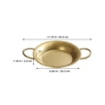 thumbnail image 2 of HONMEET Stainless Steel Spanish Paella Pan Golden For Professional Chefs And Home Cooks 1Pack, 2 of 8