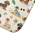 thumbnail image 5 of Dachshunds on the Beach Dish Drying Mat for Kitchen 1 Pack, Ultra Absorbent Microfiber Dishes Drainer Mats,16"x18", 5 of 6