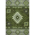 thumbnail image 2 of Addison Rugs Mayfield Premium Machine Washable Transitional Tribal Olive Rectangle Rug, 10' x 14', 2 of 7