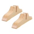 thumbnail image 3 of 2pcs Room Divider Wooden Stand Screen Panel Feet Room Divider Bracket Partition Base, 3 of 3