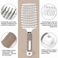 thumbnail image 2 of Curved Vented Hair Brush for Styling and Hairdressing Tools, 2 of 5