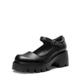 thumbnail image 1 of Zapatos de Tacón Chunky DREAM PAIRS Esther Mary Janes para Mujer en Negro, 1 of 7