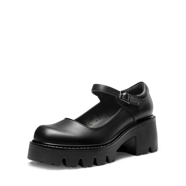 Zapatos DREAM PAIRS Mary Janes Esther para Mujer Negro Talla 7.5
