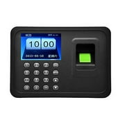 4PCS A6 2.4" TFT Fingerprint Time Attendance Clock Employee Payroll Recorder