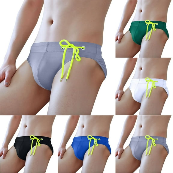 ZZwxWA Men's Swim Brief Swimsuit Swimming Trunks Elastic Waist Surfing Swimsuit Underwear
