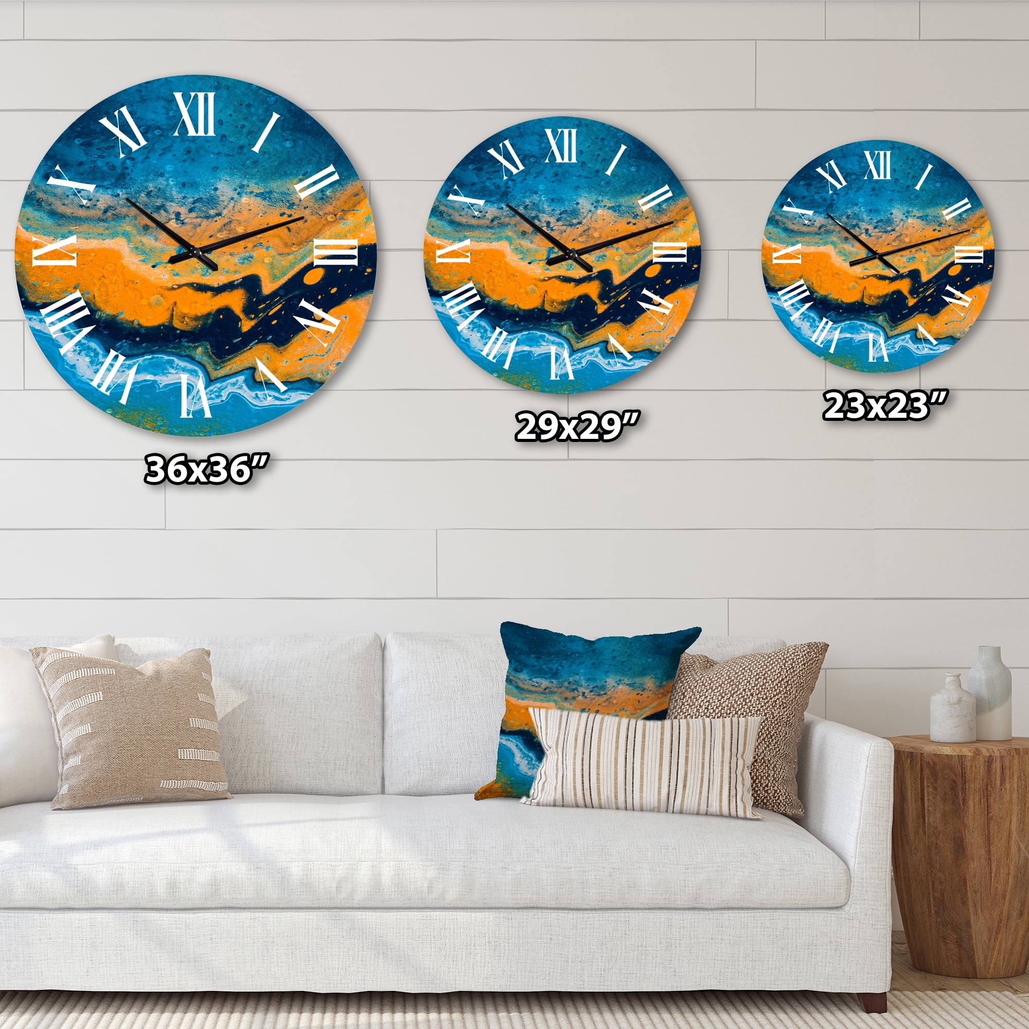Designart 1 in Quartz Modern/Contemporary Wall Clock